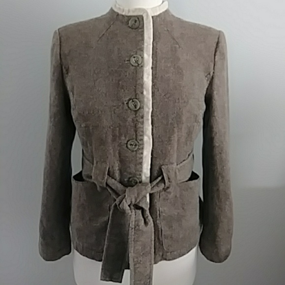 St. John Jackets & Blazers - ST. JOHN SPORT BROWN WOOL BELTED JACKET MEDIUM